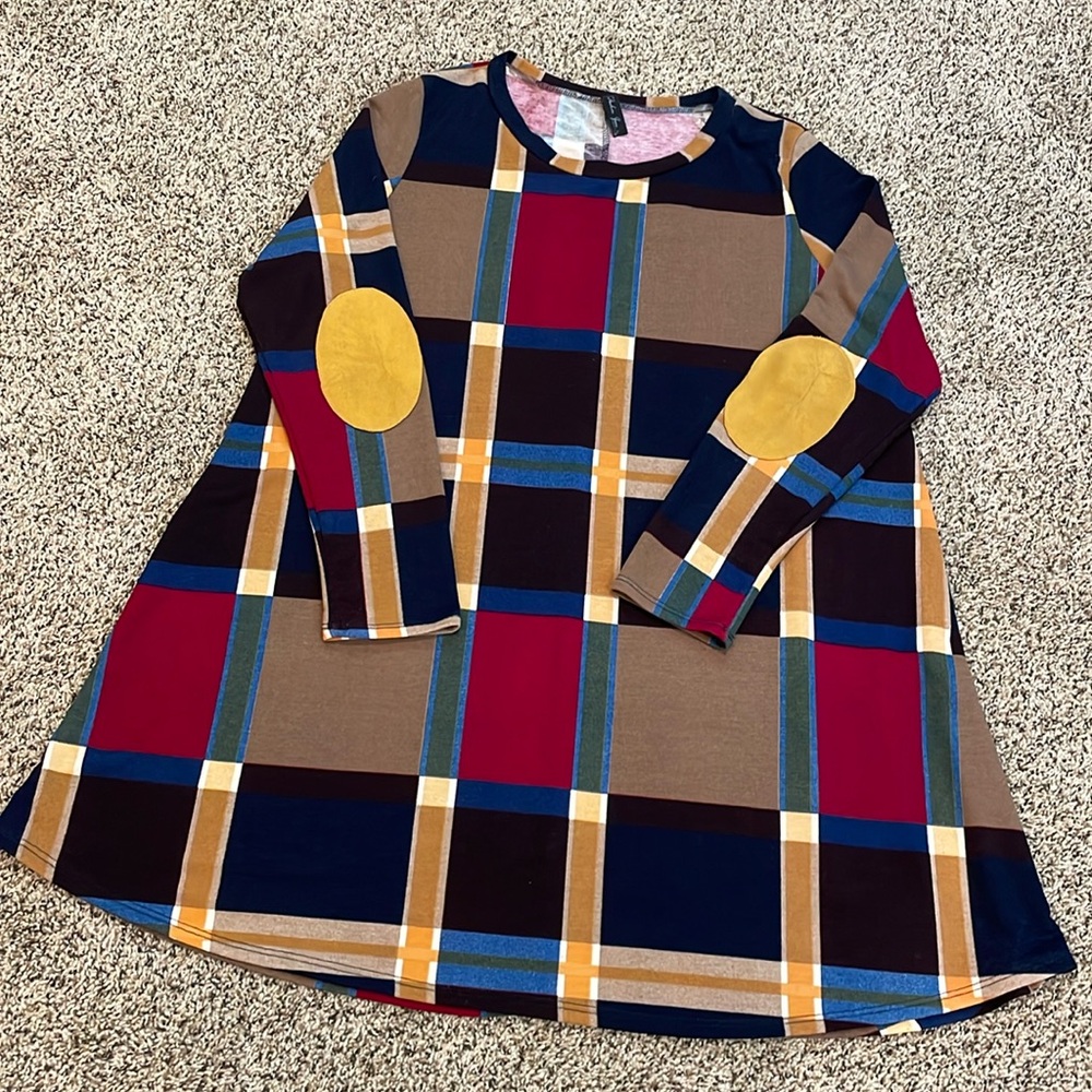 Colorblock Sweater Dress